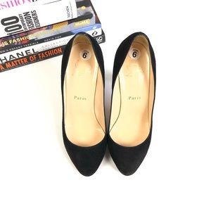 Christian Louboutin Pumps Suede Platform High Heels